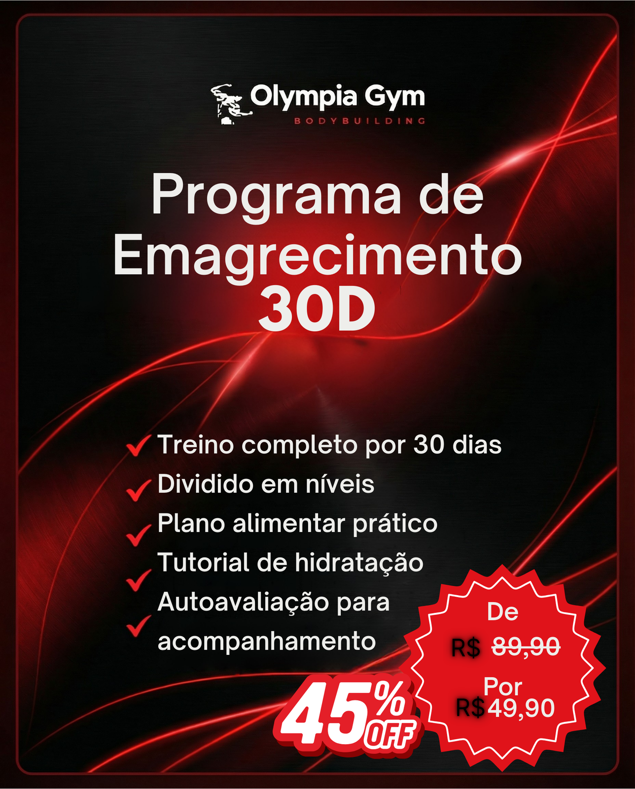 Programa de Emagrecimento 30D Olympia Gym